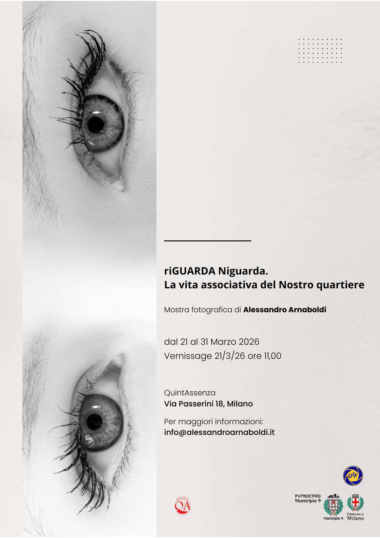 Mostra fotografica “riGUARDA Niguarda. La vita associativa del Nostro quartiere”