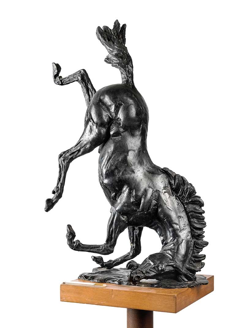 Francesco Messina, Cavallo, bronzo, 1958 cm 50×33,5×17,5 | foto di Umberto Armiraglio