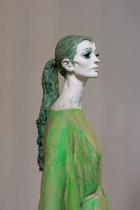 Francesco Messina, Ritratto di Carla Fracci, gesso policromo, 1977 cm 88×28×21,5 | foto di Sara Rizzo